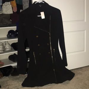 Black tux dress